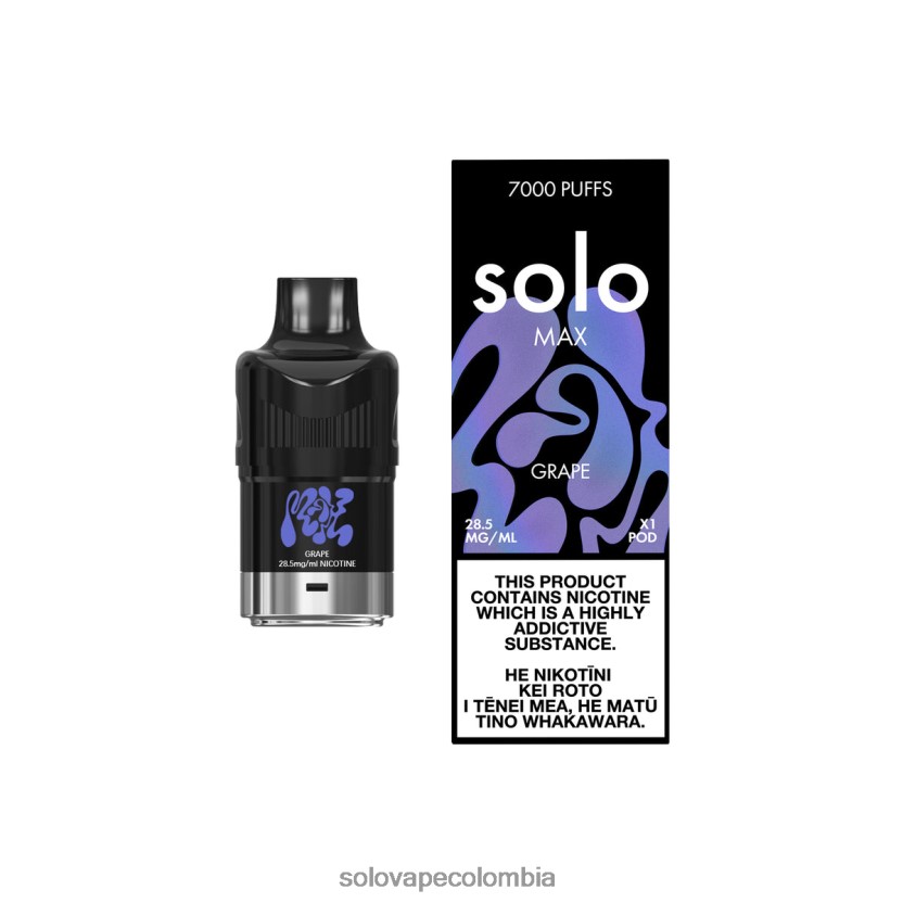 Solo E Cigarette - Solo MAX vaina uva D26DLF78
