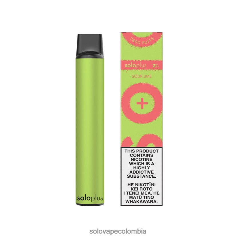 Solo E Cigarette - Solo Plus vaporizador desechable lima agria D26DLF34