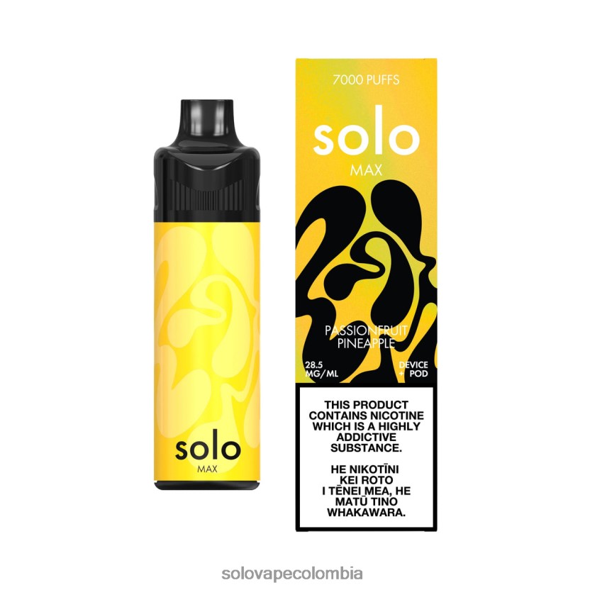 Solo Vape Bogotá - Solo MAX kit de cápsulas piña de maracuyá D26DLF69