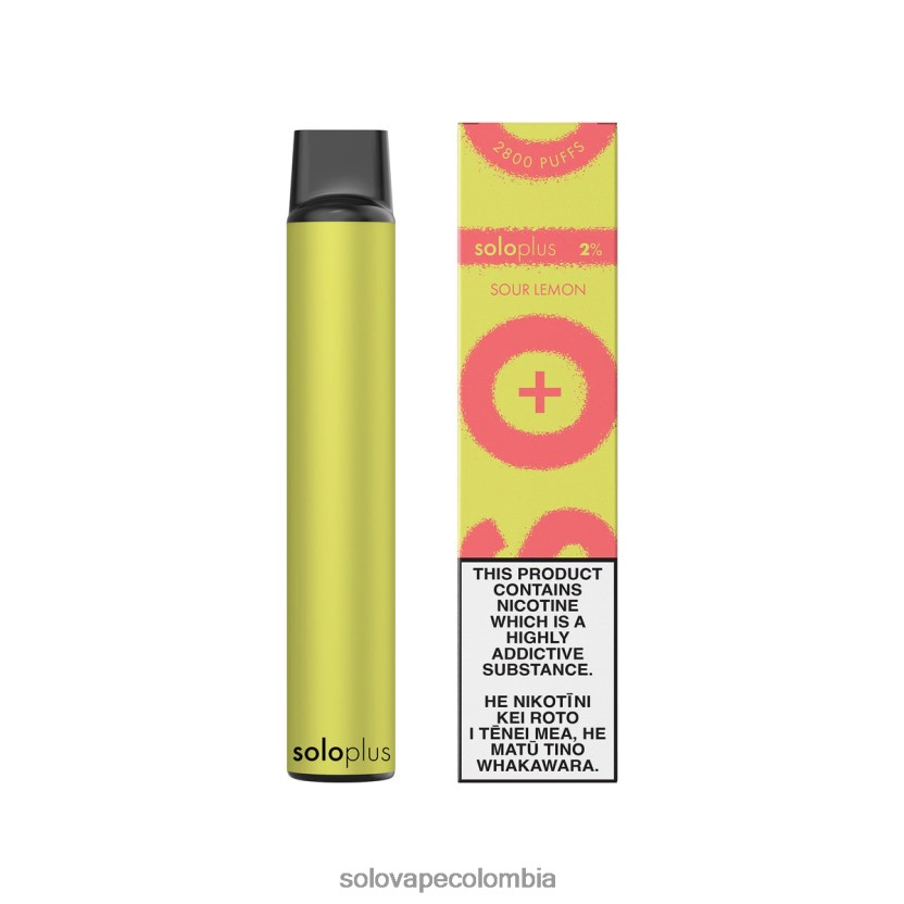 Solo Vape Bogotá - Solo Plus vaporizador desechable limón agrio D26DLF36