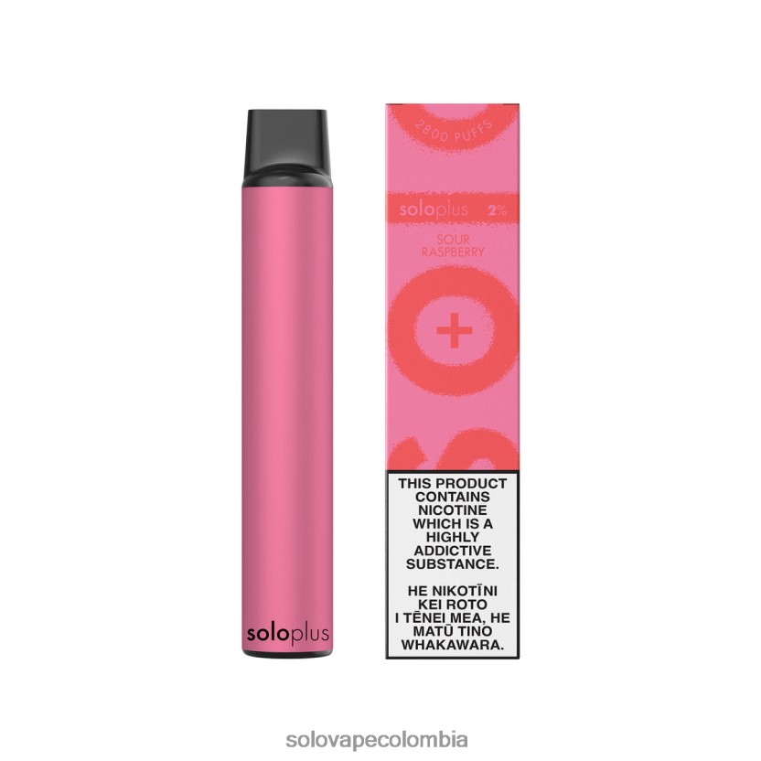 Solo Vape Colombia - Solo Plus vaporizador desechable frambuesa agria D26DLF35