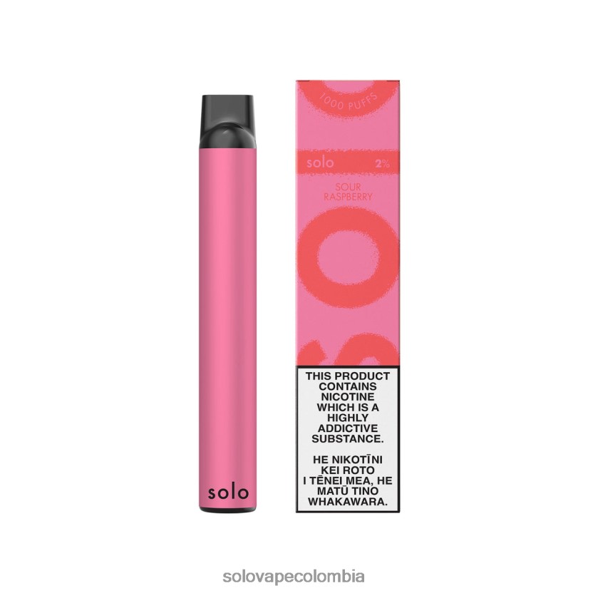 Solo Vape Colombia - Solo vaporizador desechable frambuesa agria D26DLF13