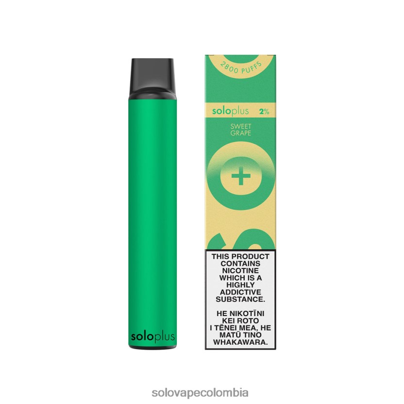 Solo Vape How Many Puffs - Solo Plus colección paraíso vape desechable uva dulce D26DLF40