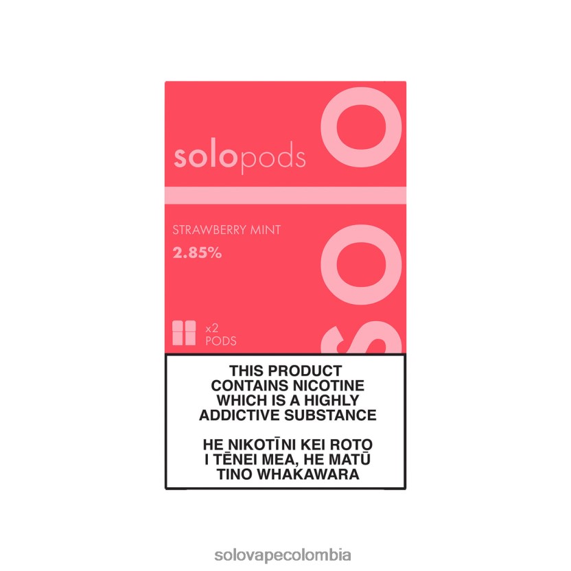 Solo Vape Near Me - Solo paquete de 2 cápsulas de repuesto menta fresa D26DLF60