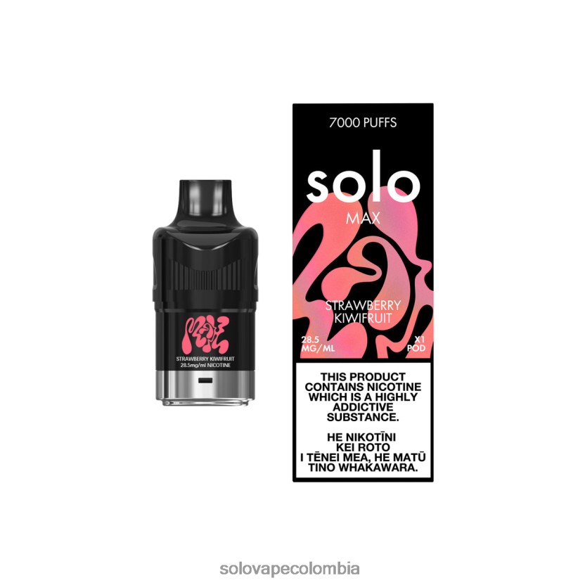 Solo Vape Review - Solo MAX vaina kiwi fresa D26DLF74