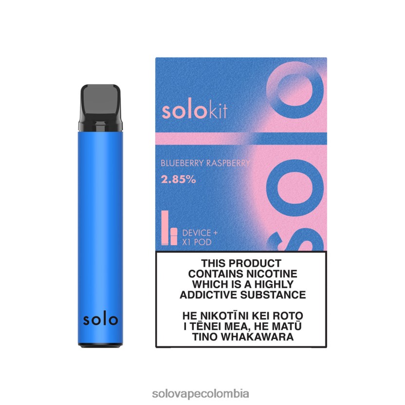 Vape Solo Desechable - Solo kit de cápsulas frambuesa arándano D26DLF43