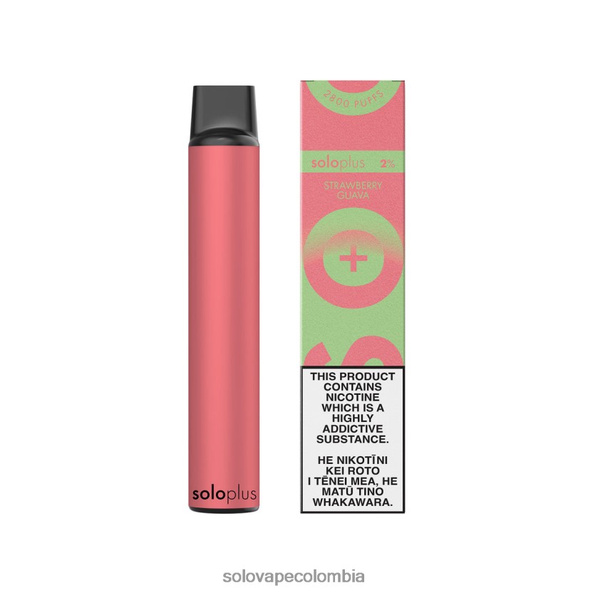 Vape Solo Flavours - Solo Plus colección paraíso vape desechable guayaba fresa D26DLF37