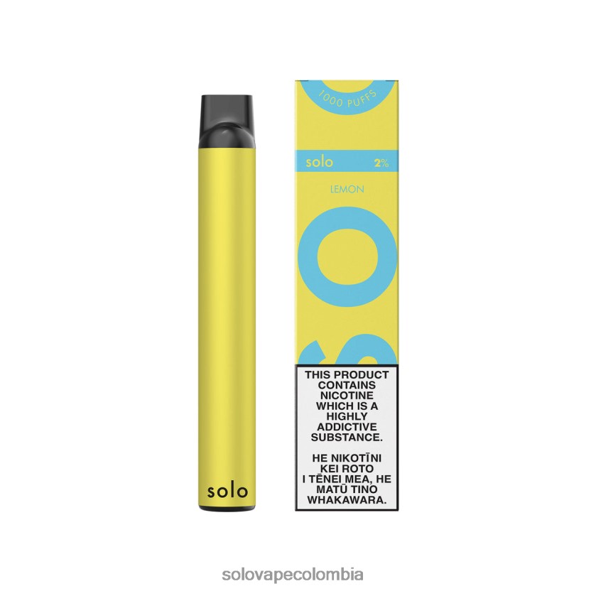 Vape Solo Flavours - Solo vaporizador desechable limón D26DLF15