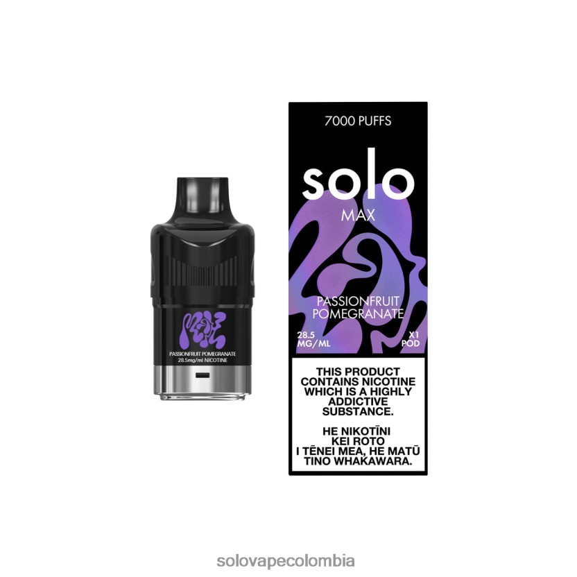 Solo E Cigarette - Solo MAX vaina granada de maracuyá D26DLF89