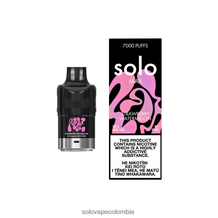 Vape Solo Sabores - Solo MAX vaina sandia fresa D26DLF88