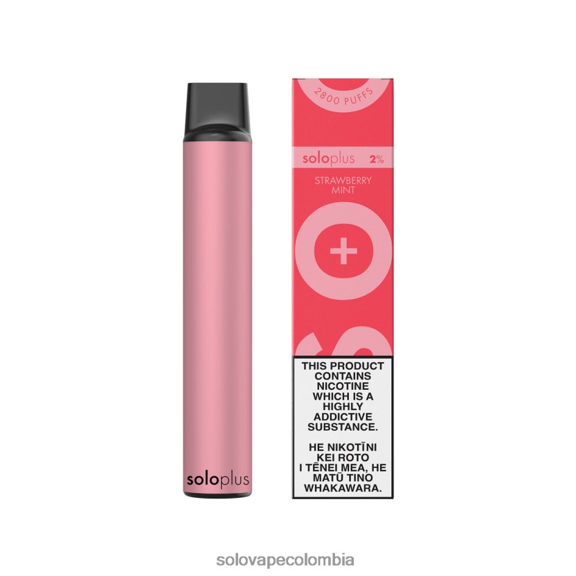 Vape Solo Flavours - Solo Plus vaporizador desechable menta fresa D26DLF26